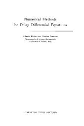 book Numerical methods for delay differential equations