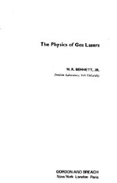 book The physics of gas lasers