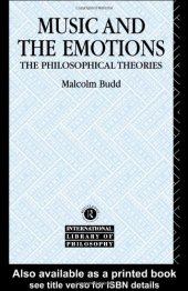 book Music and the emotions: the philosophical theories