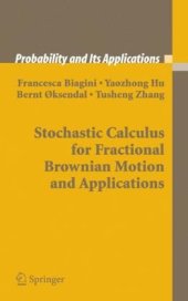 book Stochastic calculus for fractional Brownian motion and applications