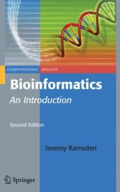 book Bioinformatics: an introduction