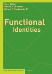 book Functional identities