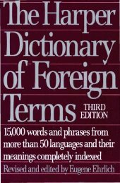 book The Harper dictionary of foreign terms