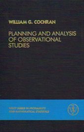 book Planning and analysis of observational studies