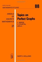 book Topics on perfect graphs