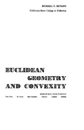 book Euclidean Geometry & Convexity