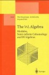 book The W₃ algebra: modules, semi-infinite cohomology, and BV algebras