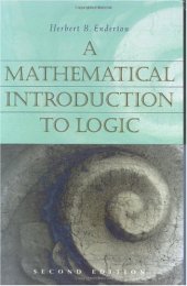 book A mathematical introduction to logic