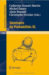 book Séminaire de Probabilités XL