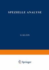 book Spezielle Analyse: Dritter Teil Organische Stoffe III Besondere Methoden Tabellen