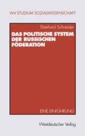 book Das politische System der Russischen Föderation: Eine Einführung