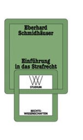 book Einführung in das Strafrecht