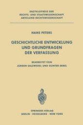 book Geschichtliche Entwicklung und Grundfragen der Verfassung