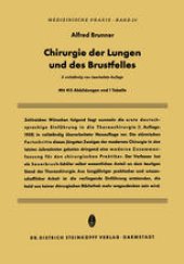 book Chirurgie der Lungen und des Brustfelles