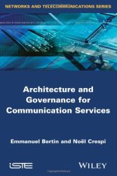 book Architecture and Governance for Communication Services