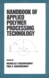 book Handbook of Applied Polymer Processing Technology