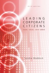 book Leading Corporate Citizens: Vision, Values, Value Added