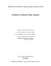 book Frontiers in Massive Data Analysis