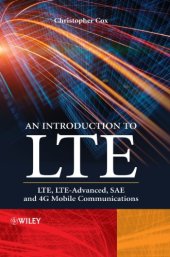 book An Introduction to LTE: LTE, LTE-Advanced, SAE and 4G Mobile Communications