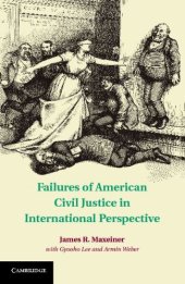 book Failures of American Civil Justice in International Perspective