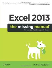 book Excel 2013: The Missing Manual