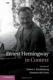 book Ernest Hemingway in Context