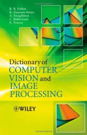 book Dictionary of Computer Vision and Image Processing