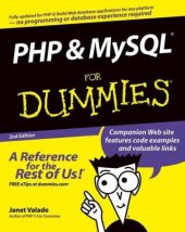 book PHP and MySQL For Dummies