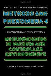 book Microweighing in Vacuum and Controlled Environments