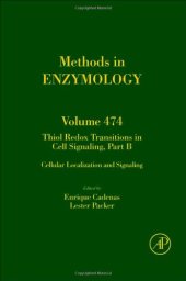 book Thiol Redox Transitions in Cell Signaling, Part B: Cellular Localization and Signaling