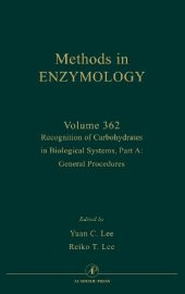 book Recognition of Carbohydrates in Biological Systems, Part A: General Procedures