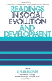 book Readings in Social Evolution and Development