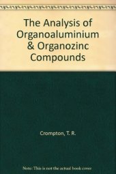 book Analysis of Organoaluminium and Organozinc Compounds