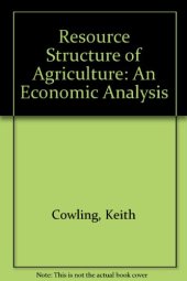 book Resource Structure of Agriculture. An Economic Analysis