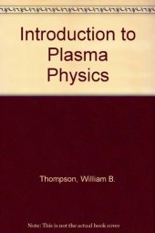 book An Introduction to Plasma Physics