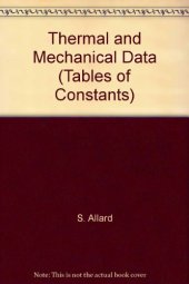 book Metals. Thermal and Mechanical Data