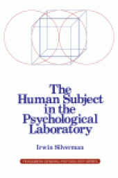 book The Human Subject in the Psychological Laboratory