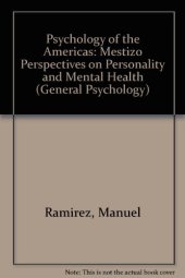 book Psychology of the Americas. Mestizo Perspectives on Personality and Mental Health