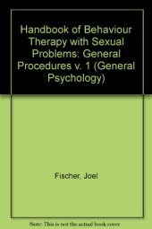 book General Procedures. Handbook of Behavior Therapy with Sexual Problems