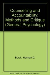 book Counseling and Accountability. Methods and Critique