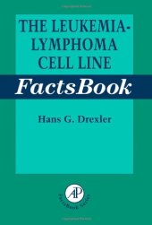 book The Leukemia-Lymphoma Cell Line Facts: Book