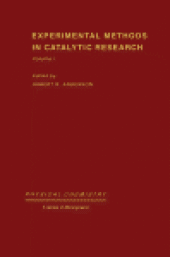 book Experimental Methods in Catalytic Research. Physical Chemistry: A Series of Monographs