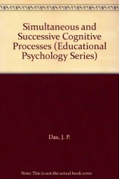 book Simultaneous and Successive Cognitive Processes