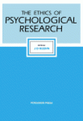 book The Ethics of Psychological Research