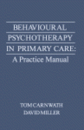 book Behavioural Psychotherapy in Primary Care. A Practice Manual