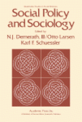 book Social Policy and Sociology