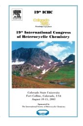 book 19th International Congress on Heterocyclic Chemistry. Book of Abstracts