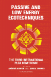 book Passive and Low Energy Ecotechniques. Proceedings of the Third International PLEA Conference, Mexico City, Mexico, 6–11 August 1984