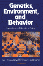 book Genetics, Environment, and Behavior. Implications for Educational Policy