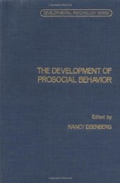 book The Development of Prosocial Behavior